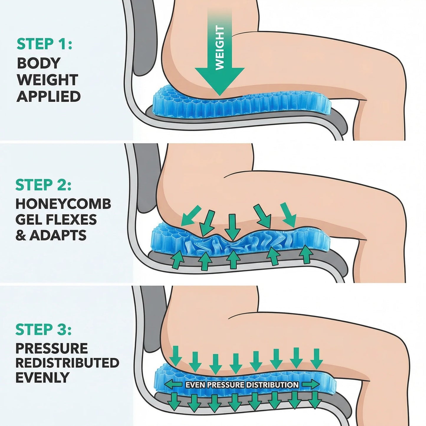 Vitality™ وسادة المقعد السحرية